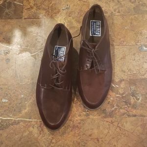 Munro American Brown Oxfords Leather Size 9